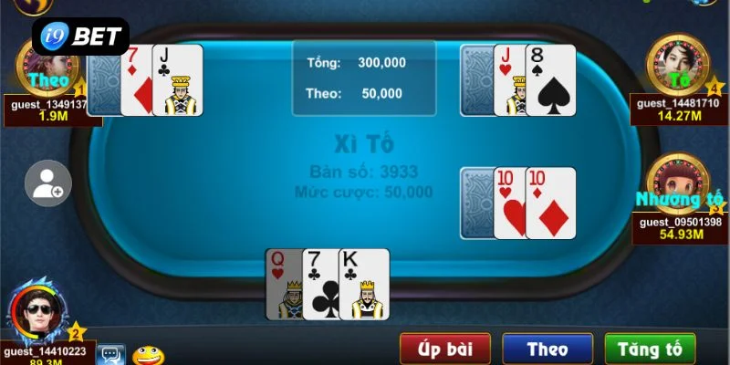 Luật Chơi Bài Xì Tố online